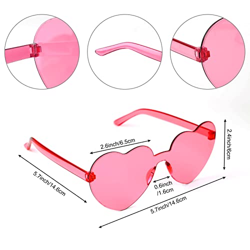 PLULON Peach Pink Bob Wig and Sunglass Set, Neon Short Bob Wig Sunglass Pack Costume Colorful Cosplay Wig Hairpieces for Bachelorette Neon Party