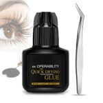 Eyelash Extension Glue, Individual Lash Glue Professional Lash Extension Glue Semi Permanent Eyelash Glue for Lash Artists Quick Drying & Long La