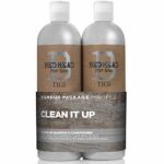 Bed Head for Men by TIGI | Clean Up Shampoo and Conditioner Set | Moisturising And Smoothing Daily Haircare For Healthy Hair and Scalp | Ideal Fo