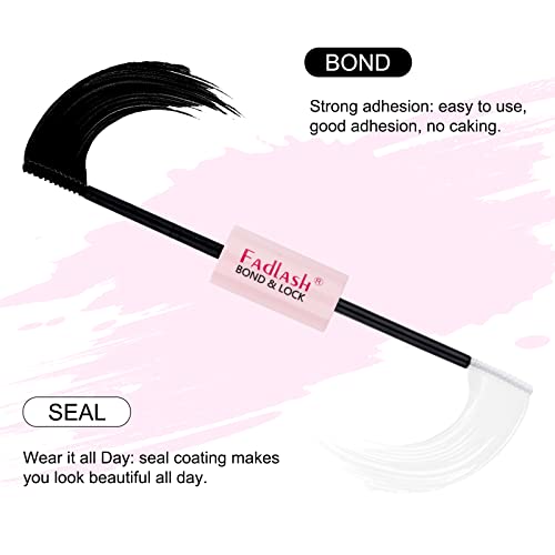 Lash Bond and Seal Eyelash Lashes Glue for Individual Cluster DIY Eyelash Extensions Adhesive Strong Hold 48-72 Hours Waterproof Lashes 0.35OZ
