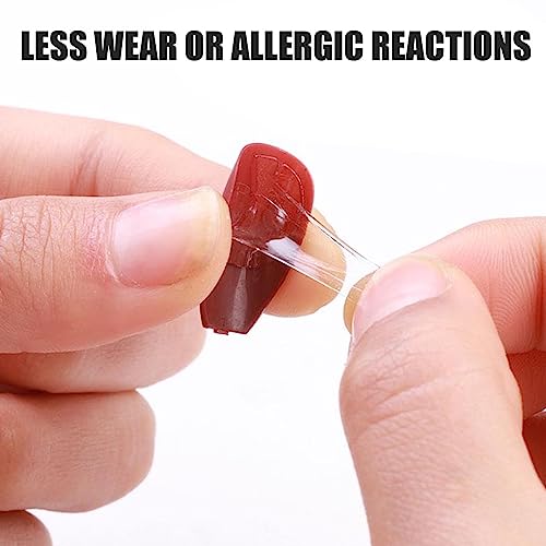 AWAVM Waterproof Breathable Jelly Double Sided Adhesive Tabs Nail Glue Sticker False Nail Tips for DIY Manicure Nail Art Decoration(240 Pack)