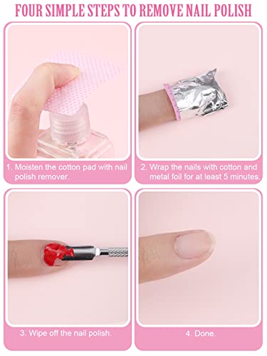 EBANKU 1000 PCS Pink Lint Free Wipes for Nails Nail Lash Glue Wipes, Wipes for Eyelash Extensions Supplies Non-Woven Fabric Eyelash Glue Wipes Pa