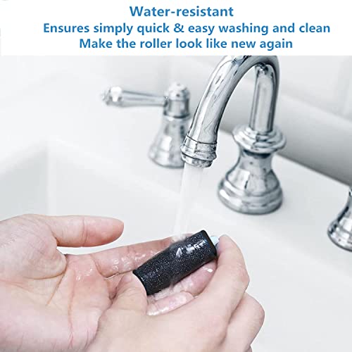 AOYU 8PCS Replacement Rollers Heads Refills for Scholl Velvet Smooth Electric Foot File Roller Refills Pumice Stone for Feet Hard Skin Pedi Rolle