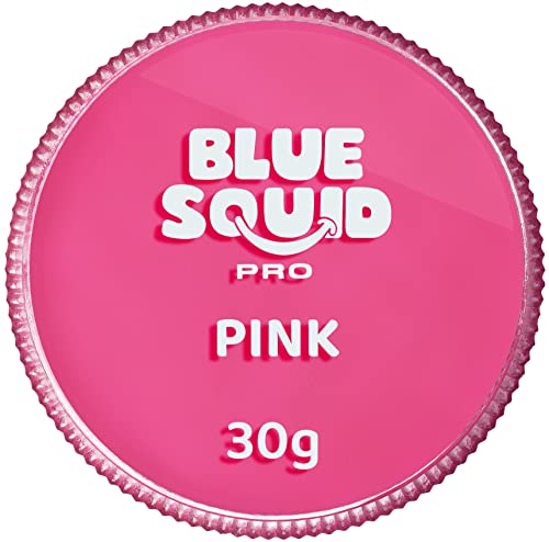 Blue Squid PRO Face Paint - Classic White (30gm), Professional Water Based Single Cake Face & Body Paint Makeup Supplies for Adults Kids Hallowee