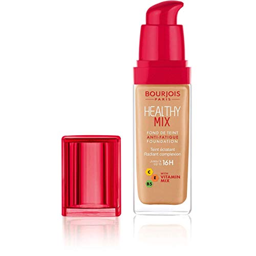 Bourjois Healthy Mix Anti-Fatigue Medium Coverage Liquid Foundation 52 Vanilla, 30ml, 29199601052