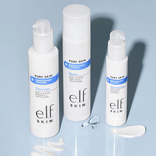 e.l.f. Pure Skin Moisturiser, Creamy & Weightless Daily Moisturiser For A Hydrated-Looking Complexion, Made with Oat Milk, Allantoin & Niacinamid