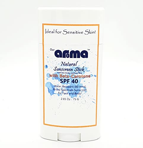 Our Aroma Original Sunscreen Face Stick, Broad Spectrum SPF 40 75g