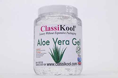 Classikool 500ml Jar Aloe Vera Gel for After Sun Skin Treatment