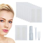 240Pcs Invisible Eyelid Lift Strips Self Adhesive Eyelid Tape Natural and Charming for Hooded Droopy Uneven or Mono Eyelids Creates Permanent Dou