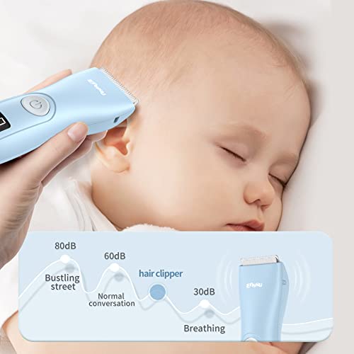 Favrison Baby Hair Clippers, Professional Quiet Hair Trimmer for Kids and Toddler, Waterproof & Rechargeable Cordless Hair Cutting Machine for Ch