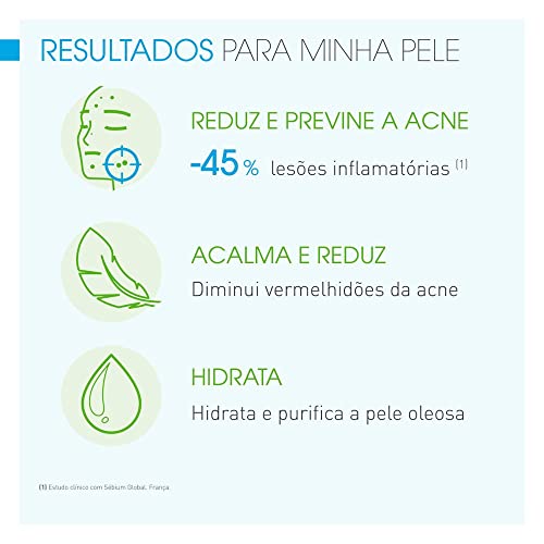 Bioderma Sebium Global Cream for Acne Prone Skin, Intense Purifying Care, 30 ml