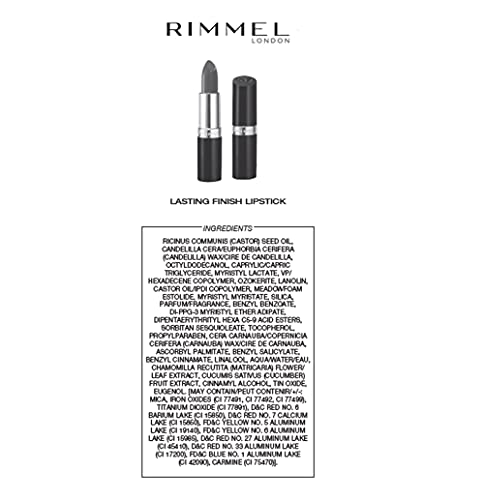 Rimmel London Lasting Finish Long-lasting Lipstick, 6 Pink Blush, 4 g (Pack of 1)