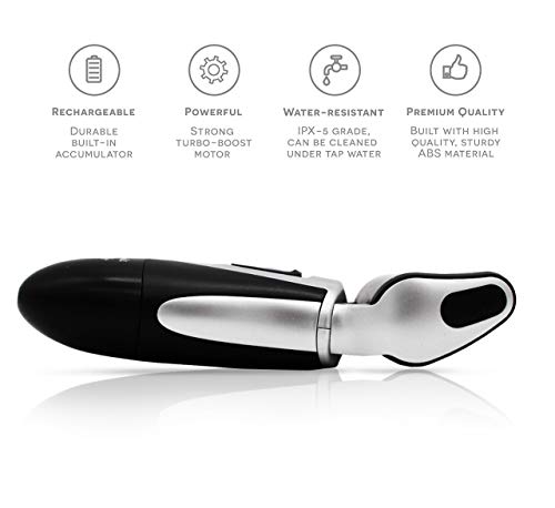 Electric Rechargeable Hard Skin Remover - Pedicure Foot File, Professional 3X Powerful Callus Remover for Dead Hard Cracked Skin, Coarse and Fine