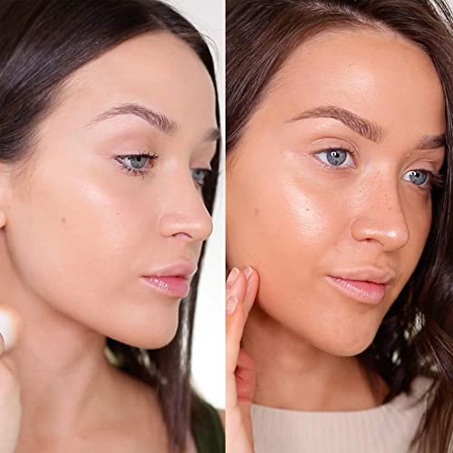 Coco & Eve Sunny Honey Bronzing Face Drops (Medium Glow), Natural Self Tanning Face Drops. Hydrating Hyaluronic Acid. Indoor Sunless Moisturizing