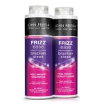 John Frieda Frizz Ease Brazilian Sleek Frizz Immunity Smoothing Shampoo and Conditioner Duo Pack 2 x 500ml, Smoothing Anti-Frizz Shampoo and Cond
