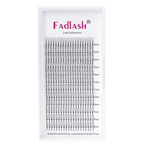 Russian Lashes 14D 0.07 Thickness D Curl 8-14mm Mix Tray Russian Lashes Premade Russian Volume Lashes Pre Made Fan Lashes Volume Lashes Pre Made