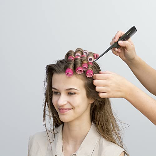 KEYRI 48PCS Hair Rollers Set Hair Rollers with Clips Self Grip Jumbo Hair Roller No Heat Heatless Hair Rollers for Long Medium Short Hair Styling