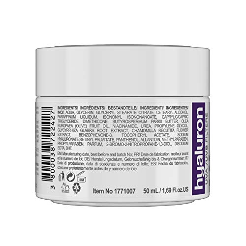 RevitaLAB Hyaluron Anti-Ageing Day and Night Cream, Enriched with Vitamin A (Retinol) Vitamin E, Liquorice Root Extract, Hyaluronic Acid and UV F