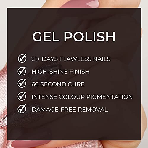 Bluesky Gel Nail Polish, Winter Glow 80611, Blush, Pale, Pink, Long Lasting, Chip Resistant, 10 ml (Requires Drying Under UV LED Lamp)