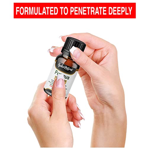 Hydra Naturals Nail Fungus Treatment, Nail Renewal - Maximum Strength Nail Care Solution for Finger & Toenail Fungus, Athlete's Foot, Ringworm by