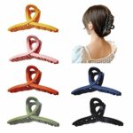 6 Pcs Hair Claw Clips, Strong Hold Hair Jaw Clamp Clip Hair Styling Accessories for Women and Girls