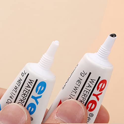 Eyelash Glue Clear 7g 0.25 FL. OZ. Strong Hold False Eyelash Glue Waterproof Long Lasting Lash Glue Strip Eyelash Adhesive White Lashes Glue
