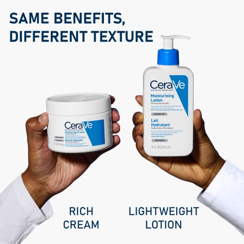 CeraVe Moisturising Cream for Dry to Very Dry Skin 340 g with Hyaluronic Acid and 3 Essential Ceramides