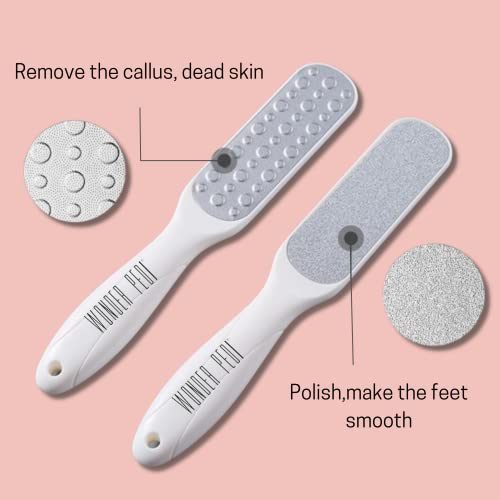 Callus Remover - Three Minutes Quick Fix- Foot File Rasp - Instant Foot Exfoliating Softener Peel Spray, Heels Callus Scrubber File - Home Spa Pe