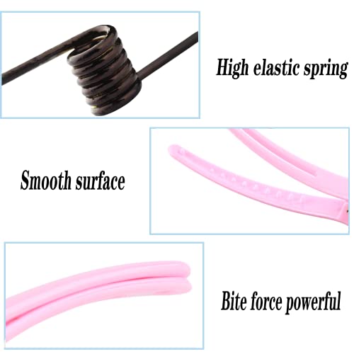 CCLKHY 6 Pcs Hair Sectioning Clips, Plastic Hairdresser Clips, Hair Hairdressing Styling Clips for Styling of All Hair Types