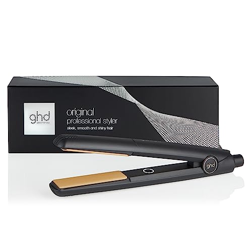 ghd Original - Hair Straightener, Iconic Ceramic Floating Plates with Smooth Gloss Coating for Lasting Results with No Extreme Heat, 30 Second He