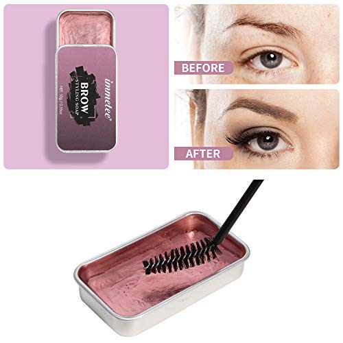 Eyebrow Soap Kit,Brows Styling Soap,2 pack eyebrow gel and brow wax