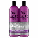 Bed Head by TIGI - Dumb Blonde Shampoo and Conditioner Set - Nourishing Professional Coloured Hair Treatment - Ideal For Blonde Hair - 2x750ml