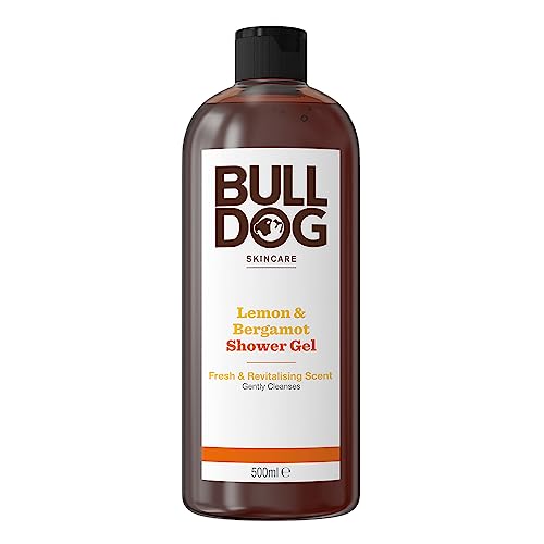 BULLDOG – Bodycare for Men | Lemon and Bergamot Shower Gel | Fresh and Revilatising Body Wash | 500 ml
