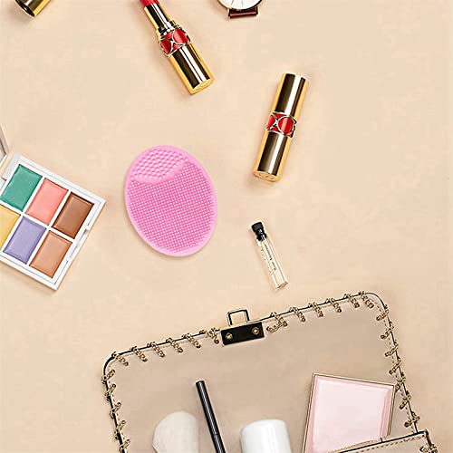 Facial Cleansing Brush 3 PCS Silicone Face Massager Brush Face Scrub Pads for Exfoliating, Anti-aging Skin Cleanser and Deep Exfoliator Makeup To