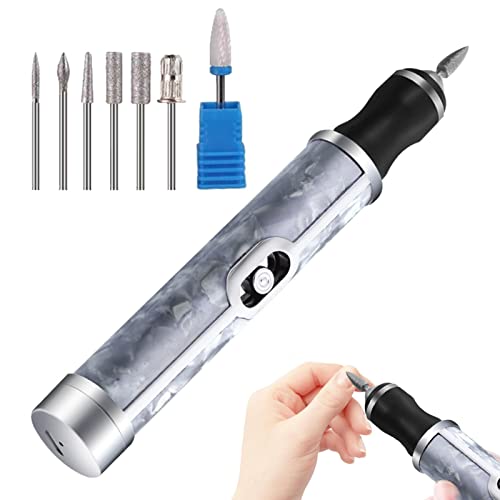 Nail Filer Electric, Toenail Sander for Thick Nails, Cordless 4 Speeds Professional Nail Removing Acrylic Nail Tools for Edge Shaping Polishing G