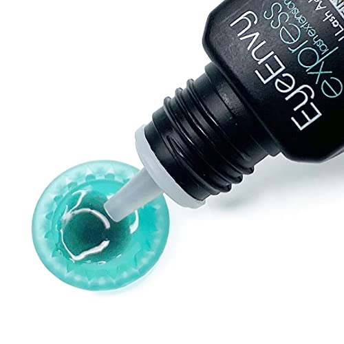 EyeEnvy express lash extensions Individual Lash Adhesive Strong Black Cluster Eyelash Glue Latex Free Waterproof