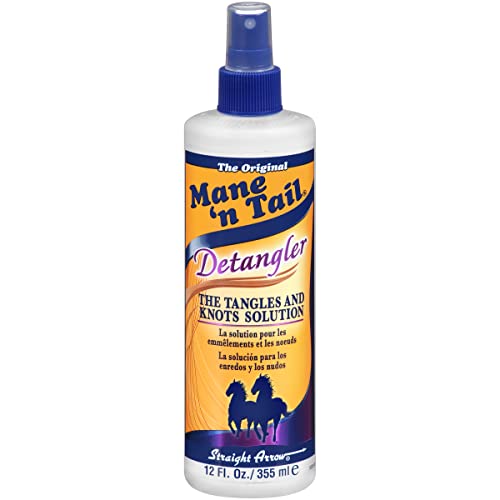 Mane ‘n Tail Detangler Spray – The Tangles and Knots Solution – pH Balanced Formula. Helps to Eliminate Tangles and Knots, Natural herbal extract