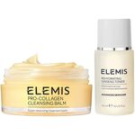 ELEMIS Cleanse & Glow Duo, 2-Piece Cleanse & Tone Duo, Keep Skin Balanced, Hydrated & Protected, Gift Set Includes: Purifying Pro-Collagen Cleans