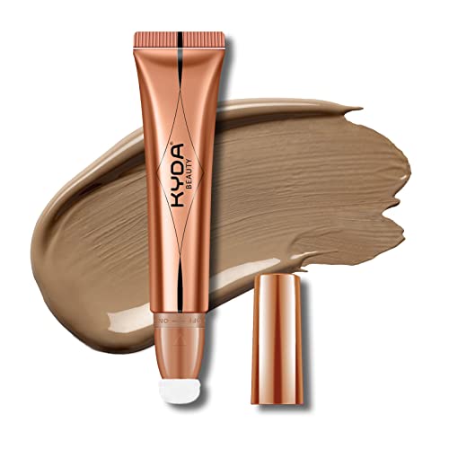 KYDA Contour Beauty Wand, Liquid Face Concealer Contouring Cushion Applicator, High Coverage Natural Matte Finish, Long Lasting Natural&Super Sil