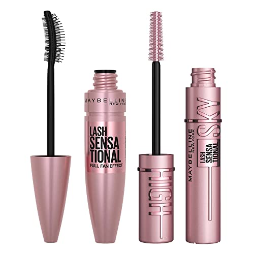 Maybelline New York lash Sensational Sky High Mascara, Volumising And lengthening, Washable Flake Free Formula, Infused With Bamboo Extract And F