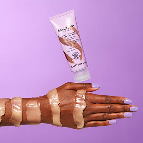 Sanctuary Spa Face Mask, Leave On Beauty Sleep Recovery with Lavendar, Vegan, 75 ml