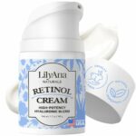 LilyAna Naturals Retinol Cream Moisturizer for Face and Eyes, Use Day and Night - for Anti Aging, Acne, Wrinkles - made with Natural and Organic
