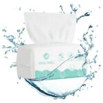 Tahoe Trails Disposable Face Towel, Soft Dry Wipe, Lint Free, Dry Wet Use for Sensitive Skin, Facial Cleansing, Makeup Removing, Surface Cleaning