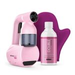 MineTan Bronze Babe Home Spray Tan Kit Pink - Includes Double Dark 8oz Professional Spray Tan Solution + Fake Tan Mitt - Use with Spray Tan Tent,