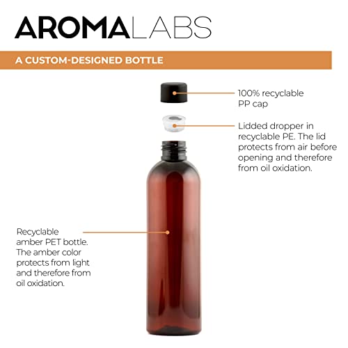 ORGANIC - CASTOR Oil - 250mL - 100% Pure, Natural, Cold Pressed And Cosmos Certified - AROMA LABS (French Brand)