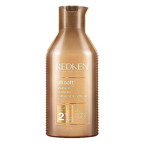 Redken Shampoo, For Dry Hair, Argan Oil, Intense Softness and Shine, All Soft