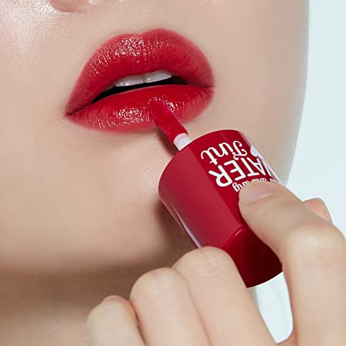 Etude House Dear Darling Water Tint Cherry Ade (21AD) | Vivid Color Lip Stain with Moisturizing Weightless & Non-sticky Finish | Smudge-proof & L