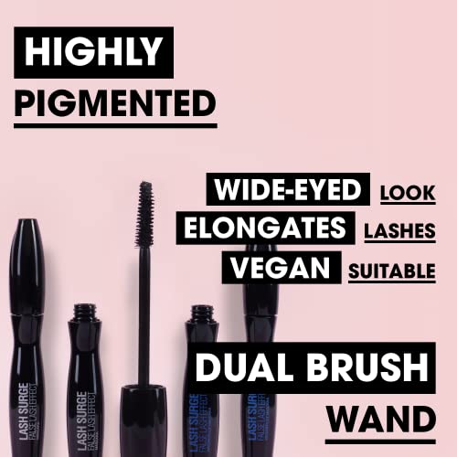 Collection Cosmetics Lash Surge Mascara, False Lash Effect, 8ml, Ultra-Black