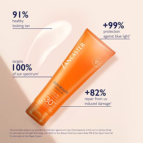 Lancaster Sun Beauty Body Milk SPF15 250ml | Sunscreen For Body | Broad Spectrum Sun Protection