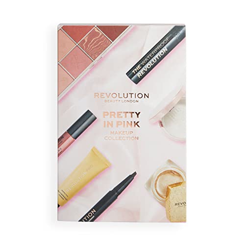 Revolution Beauty London Makeup Set, Pink Glam, 7 Pcs, 620 g